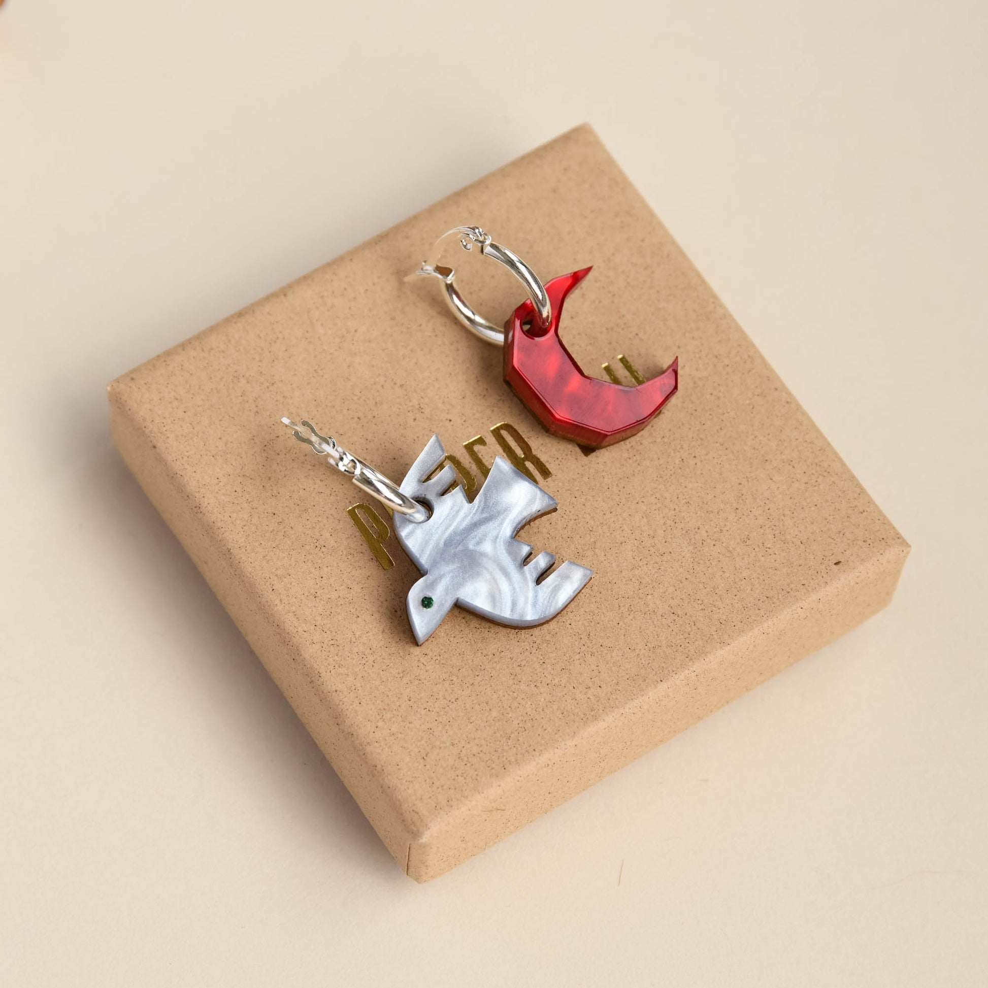 Create Your Own Collage Hoop Earrings - Mix & Match