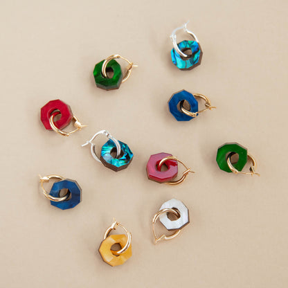 Little Loop Hoop Earrings in Silver or Gold
