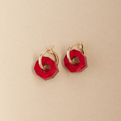 Little Loop Hoop Earrings in Silver or Gold