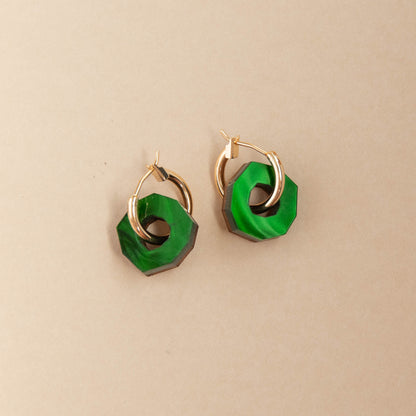 Little Loop Hoop Earrings in Silver or Gold