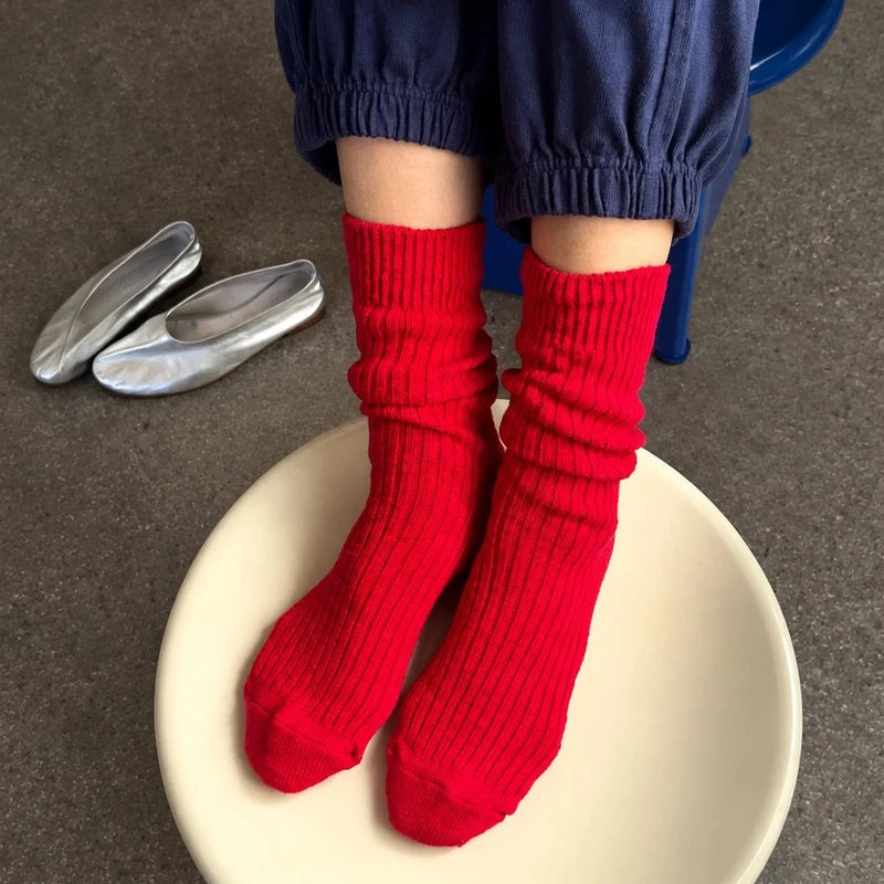 Cottage Socks - Chili