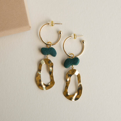 Grooves Statement Hoop Earrings