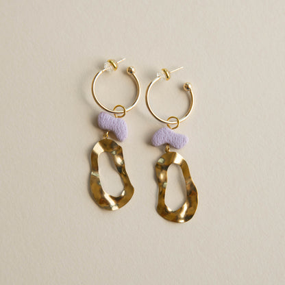 Grooves Statement Hoop Earrings