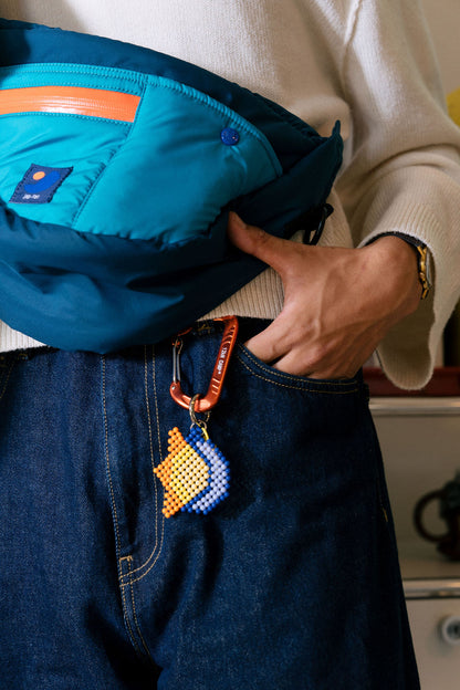 Half Moon Bag - Navy/Blue