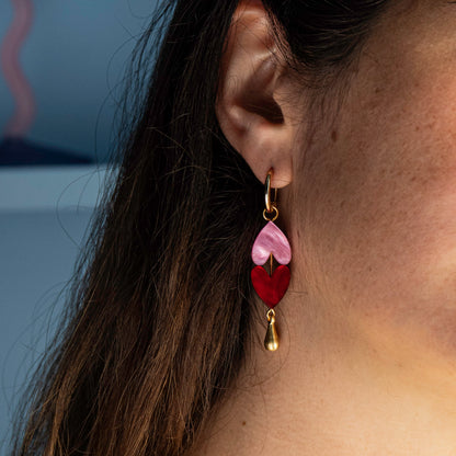 Queen of Hearts Drop Earrings