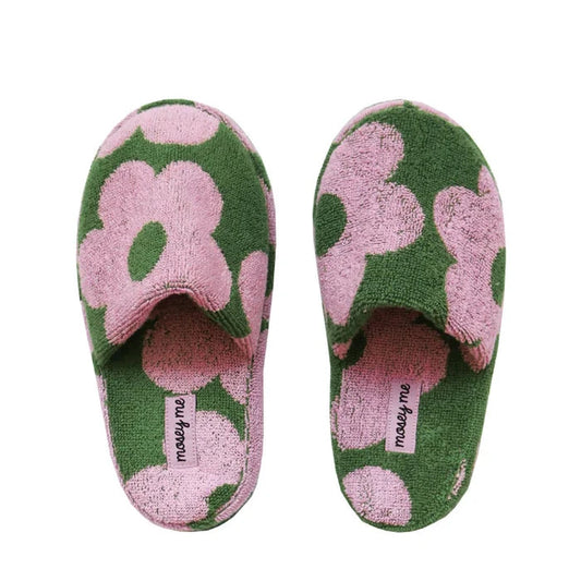 Flowerbed Terry Slipper
