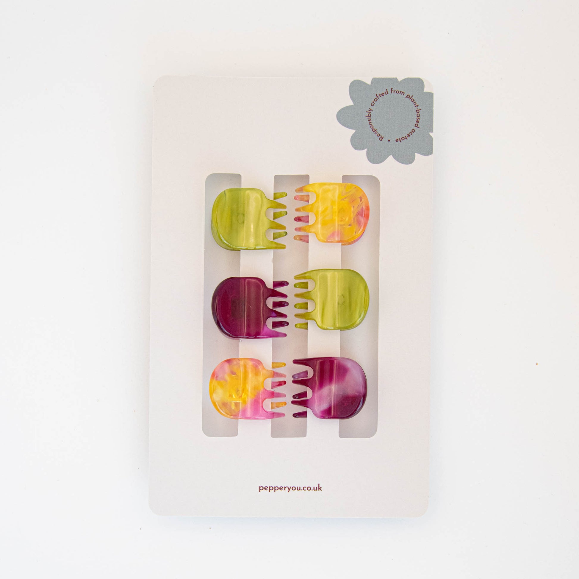 Mini Claw Set of 6 - Tutti Frutti