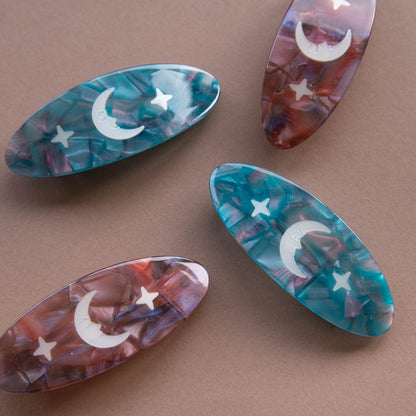 Night Sky Barrette Hair Clip