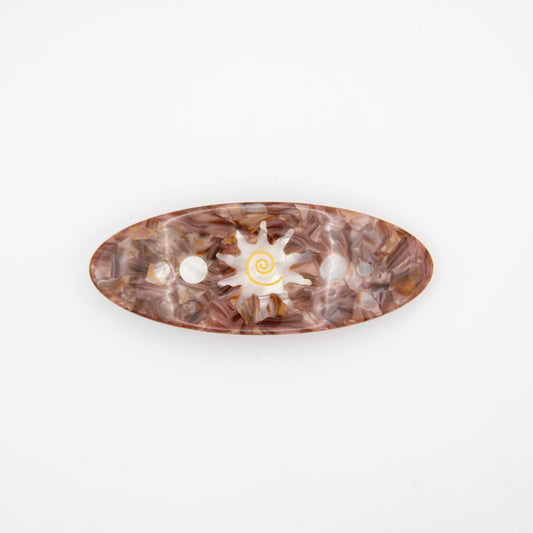 Sol Swirl French Barrette Hair Clip