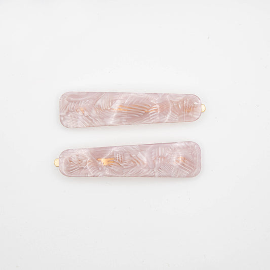 Lilac Hair Slides - Set of 2
