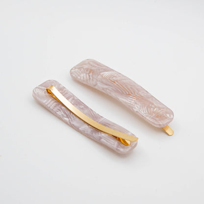 Lilac Hair Slides - Set of 2