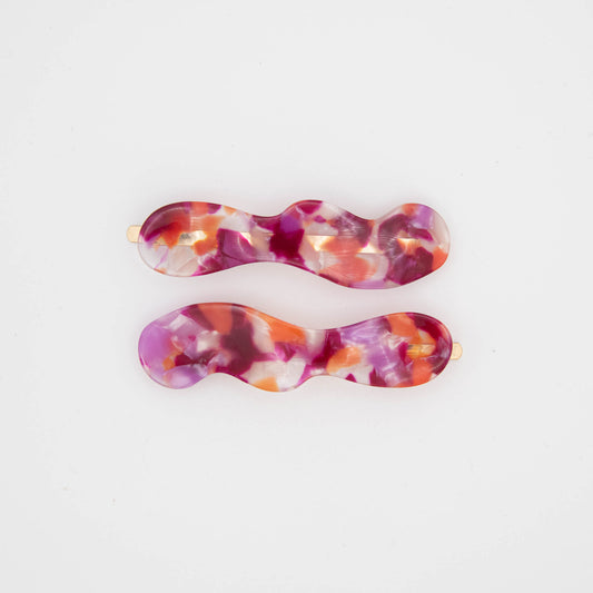 Frozen Berries Hair Slides - Set of 2