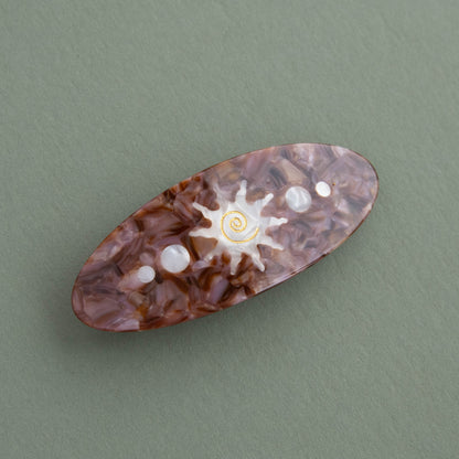 Sol Swirl French Barrette Hair Clip