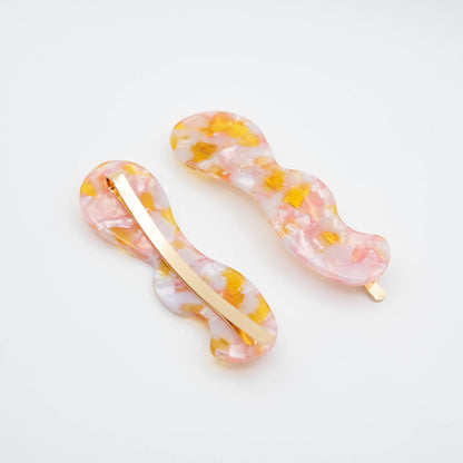 Speckle Hair Slides - Set of 2