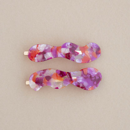 Frozen Berries Hair Slides - Set of 2