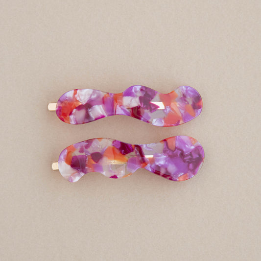 Frozen Berries Hair Slides - Set of 2