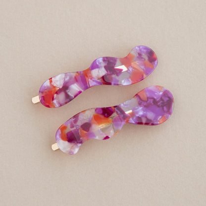 Frozen Berries Hair Slides - Set of 2