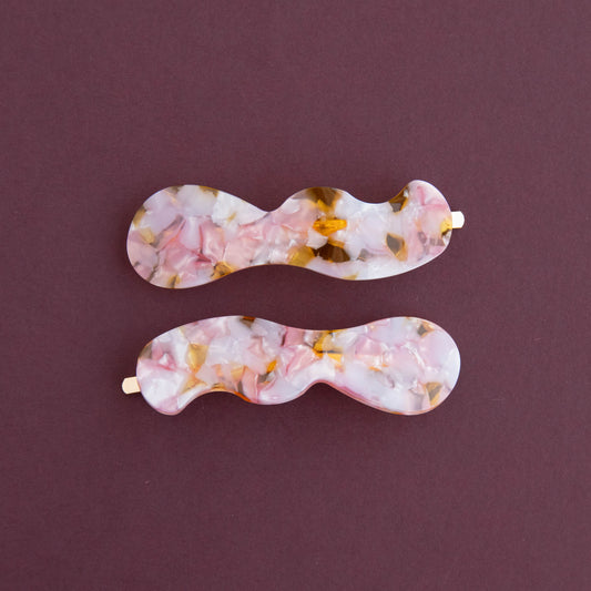 Speckle Hair Slides - Set of 2