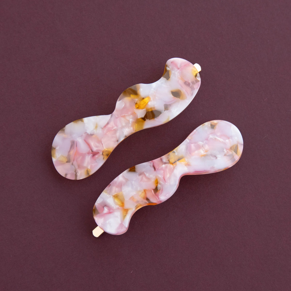 Speckle Hair Slides - Set of 2