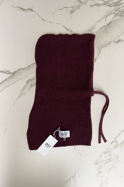 Rikke Balaclava Snood in Burgundy