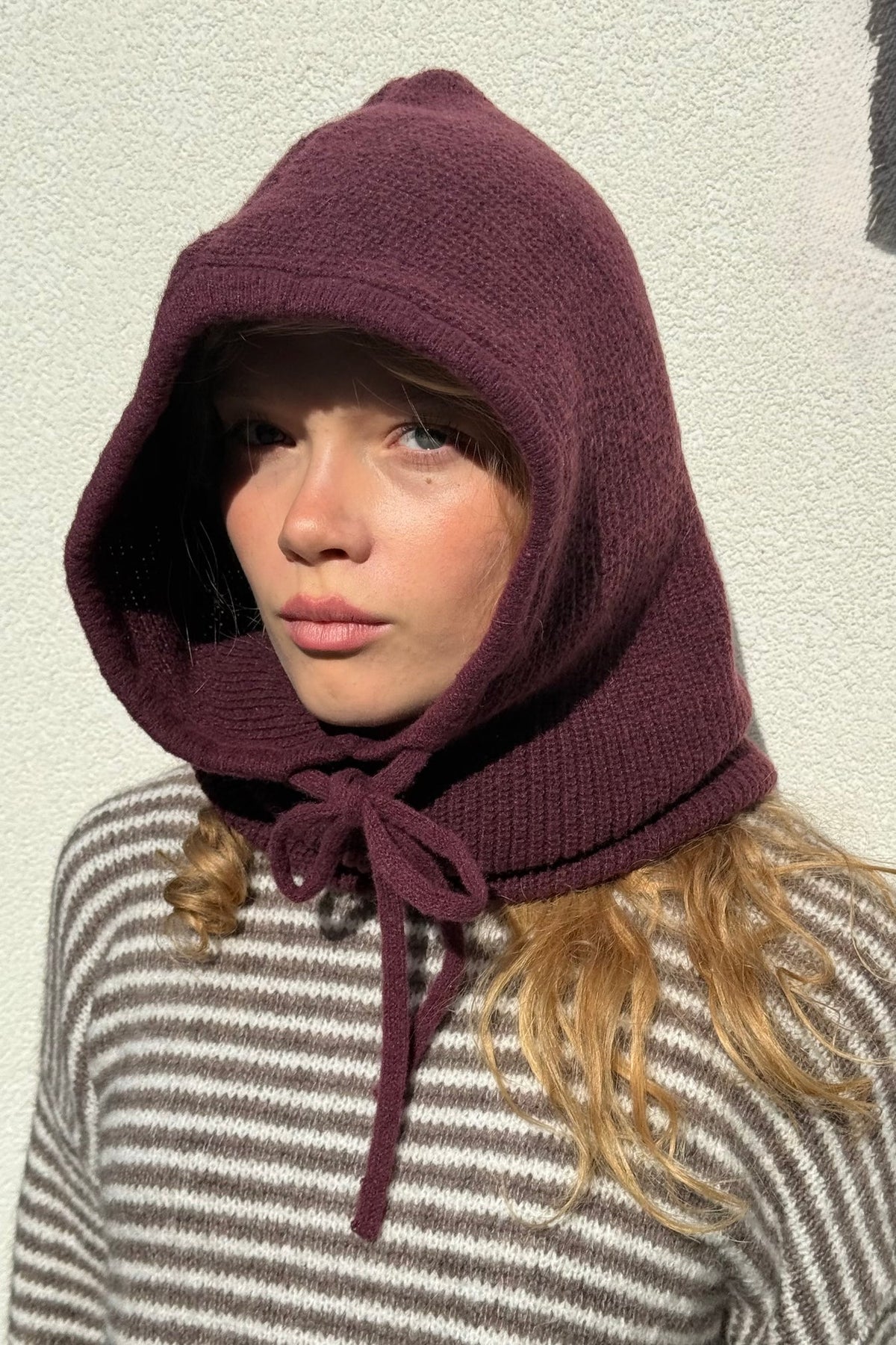 Rikke Balaclava Snood in Burgundy