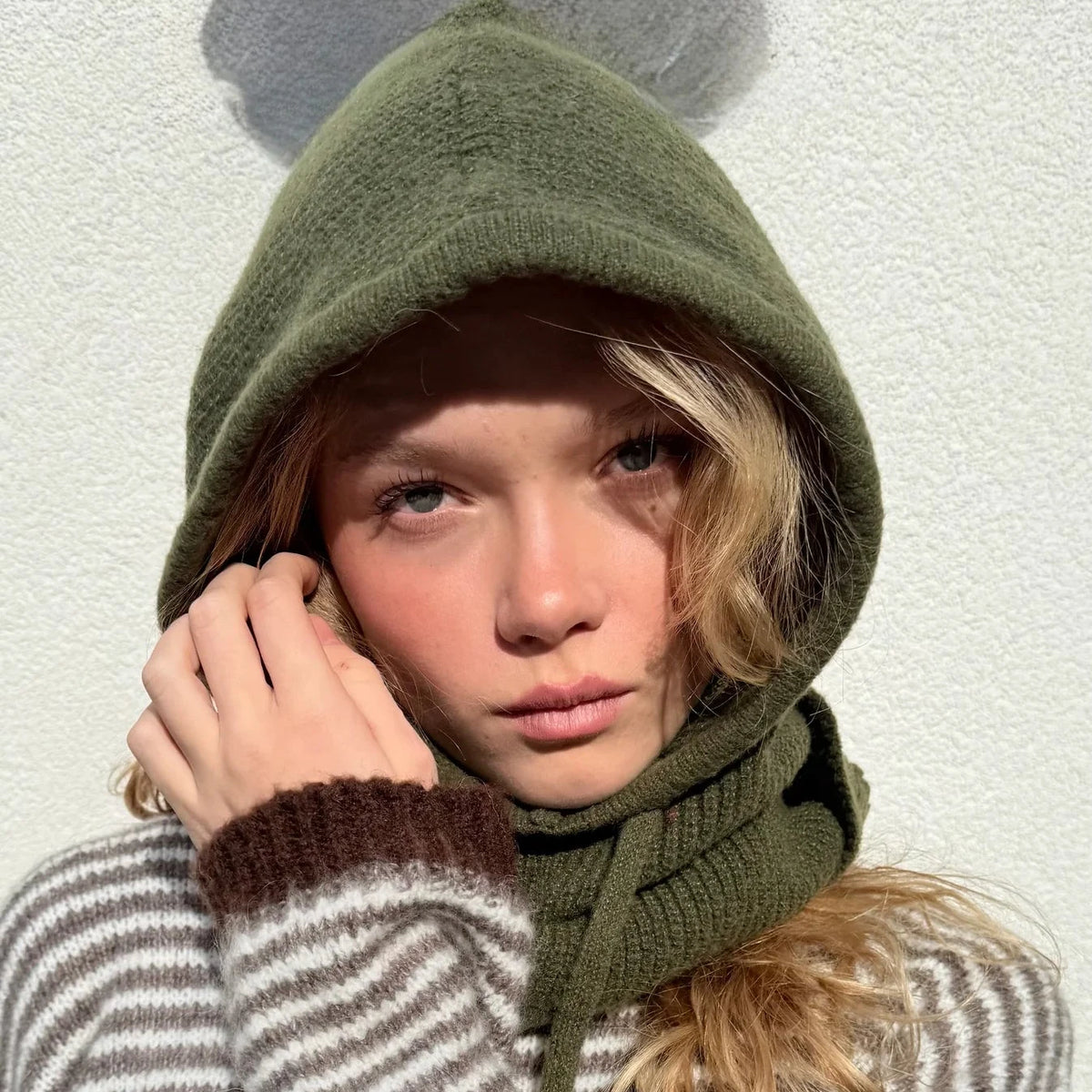 Rikke Balaclava Snood in Khaki