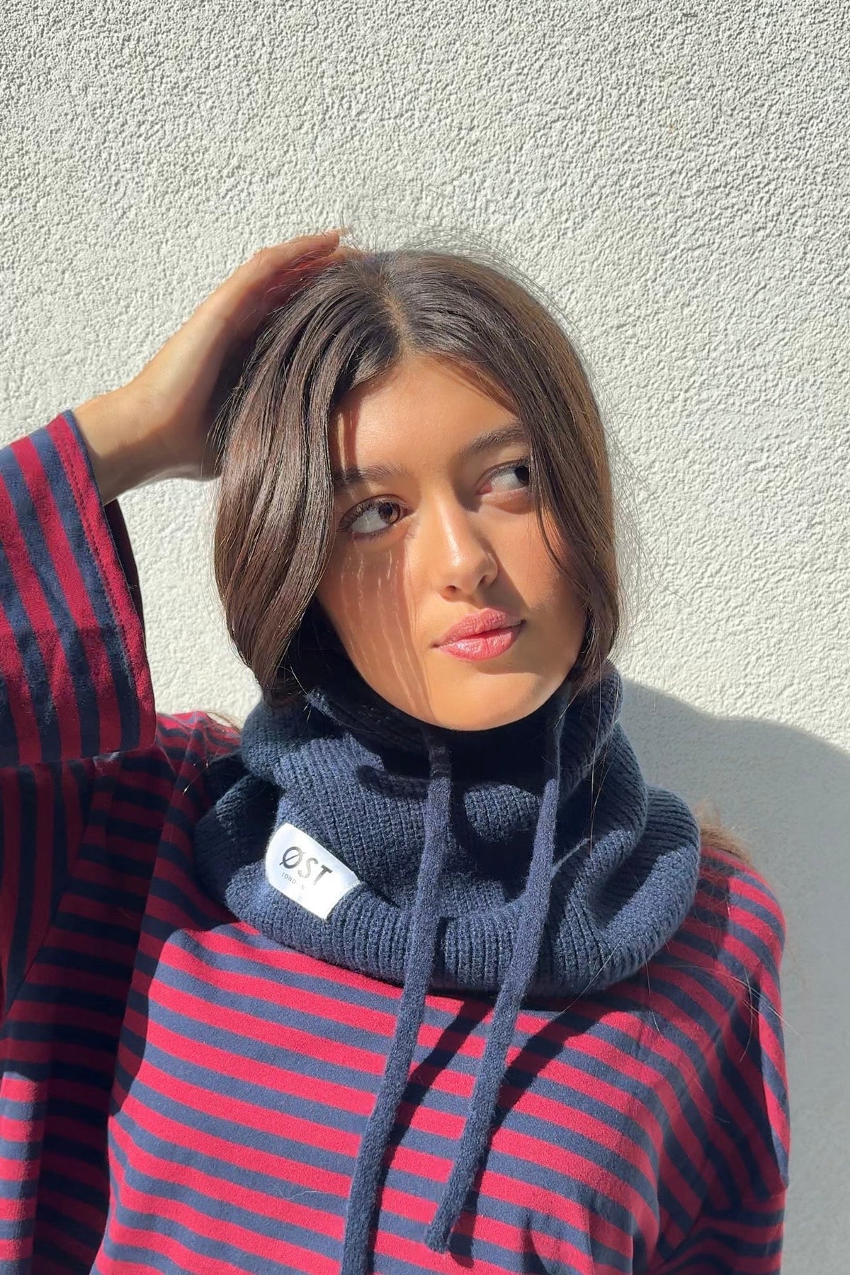 Rikke Balaclava Snood in Navy