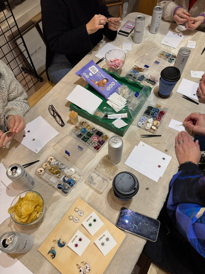 Saturday 9th May 2026 5.30pm - Acrylic Celestial Jewellery Workshop