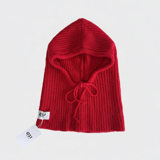 Marie Balaclava Snood in Red