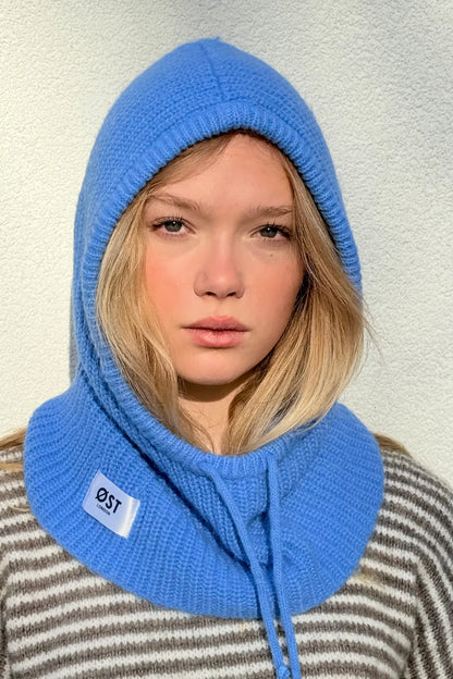 Marie Balaclava Snood in Sky Blue