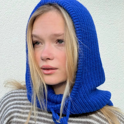 Marie Balaclava Snood in Royal Blue