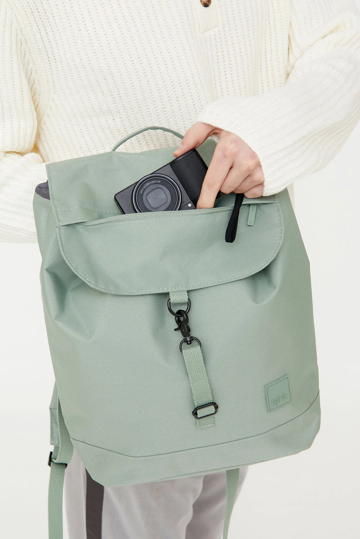 Kaut Recycled Materials Backpack - New Sage