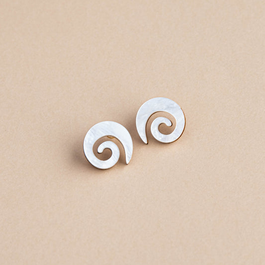 Swirl Stud Earrings