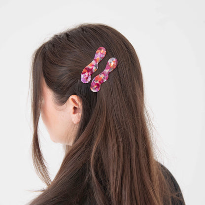 Frozen Berries Hair Slides - Set of 2