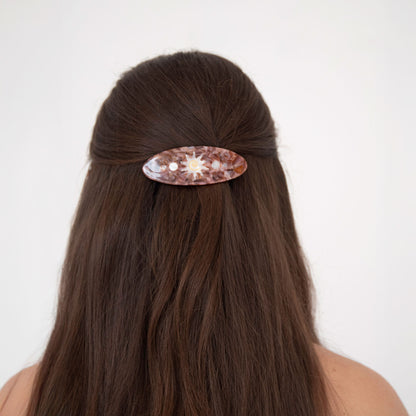 Sol Swirl French Barrette Hair Clip