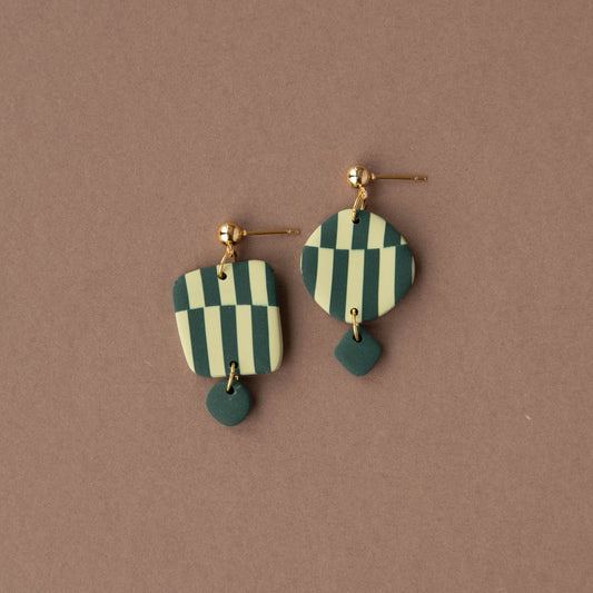Warp Drop Earrings