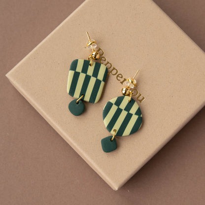 Warp Drop Earrings