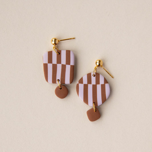 Warp Drop Earrings