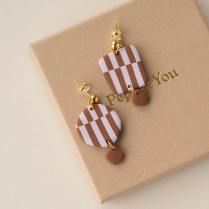 Warp Drop Earrings