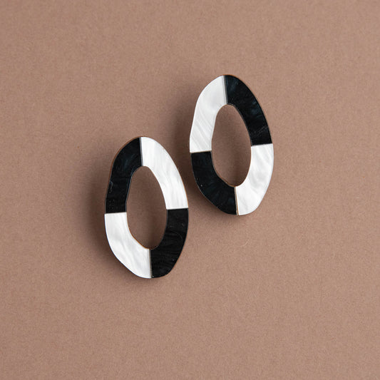 Mono Loop Statement Stud Earrings