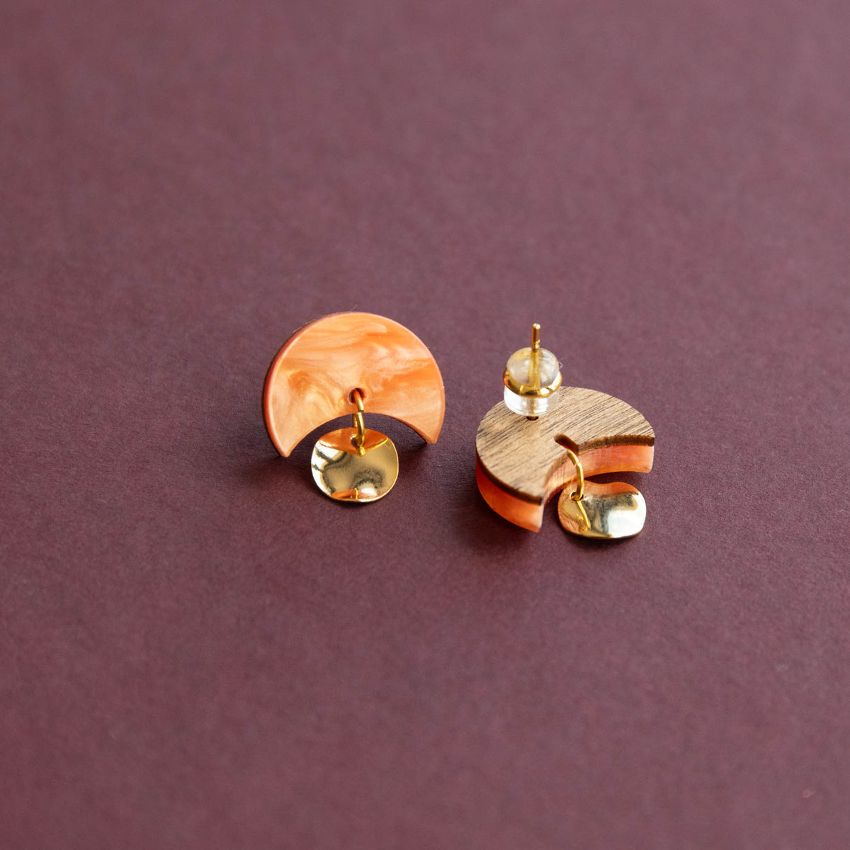 Sunset Mini Stud Earrings