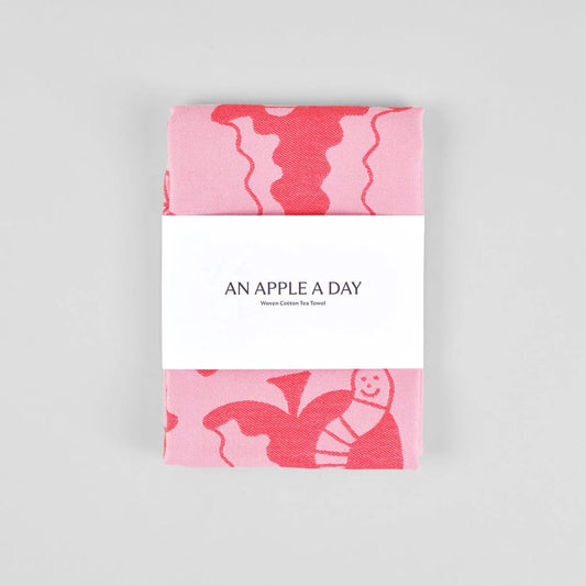 An Apple A Day Cotton Tea Towel