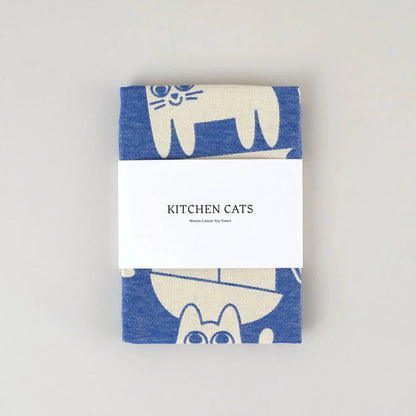 Kitchen Cats Tea Towel