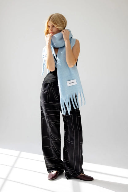 Recycled Materials Stockholm Scarf - Glacier Blue