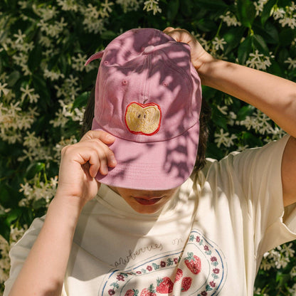 Apple Slice Cap - Washed Pink
