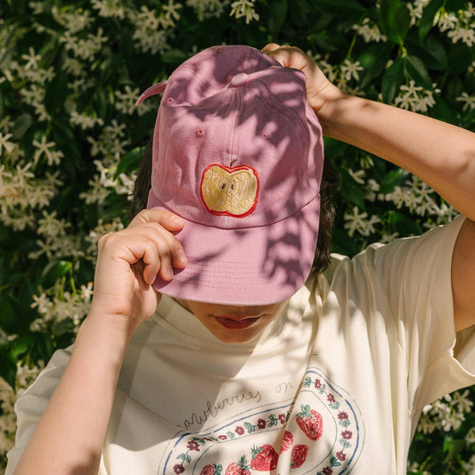 Apple Slice Cap - Washed Pink