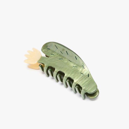 Desert Bloom Succulent Flower Acetate Hair Claw Clip