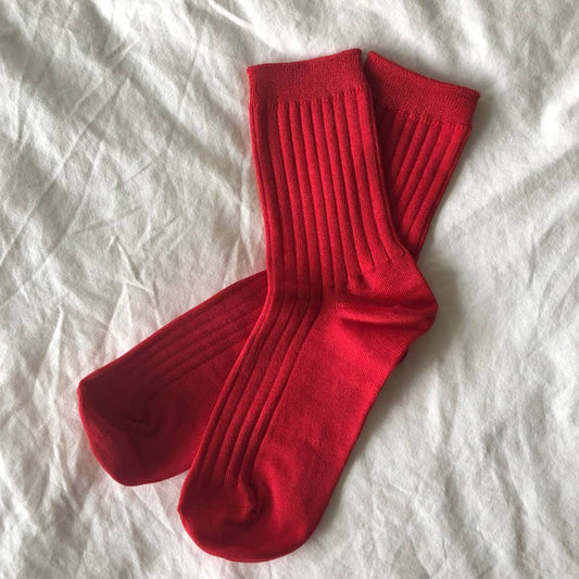 Her Socks - Classic Red