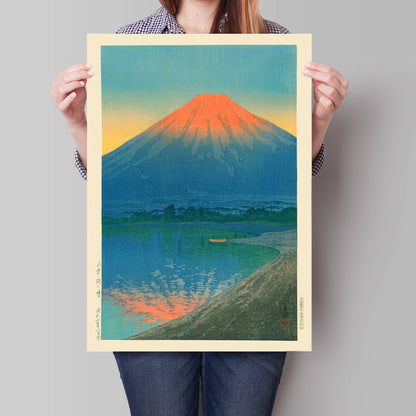 Mt Fuji by Kawase Hasui Print 30x40 cm
