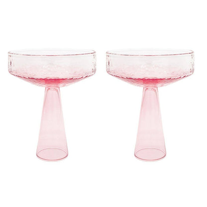 Coupe Claude in pink: Set of 2 Glasses